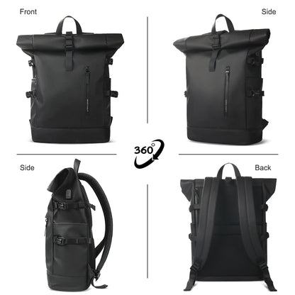 Large Capacity Expandable Waterproof Travel Backpack