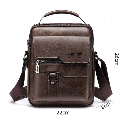 Sac bandoulière en cuir pour homme