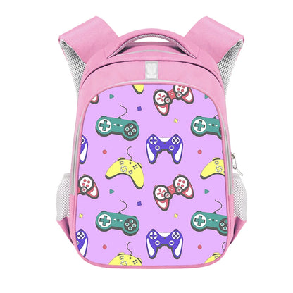 Sac à dos imprimé manettes de jeu drôles, contrôleur de jeu vidéo, sac d'école pour adolescents, sac à dos pour ordinateur portable Gamer, sacs de livre pour enfants, cadeau