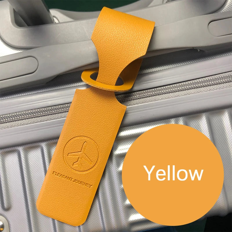 PU Leather Luggage Tag