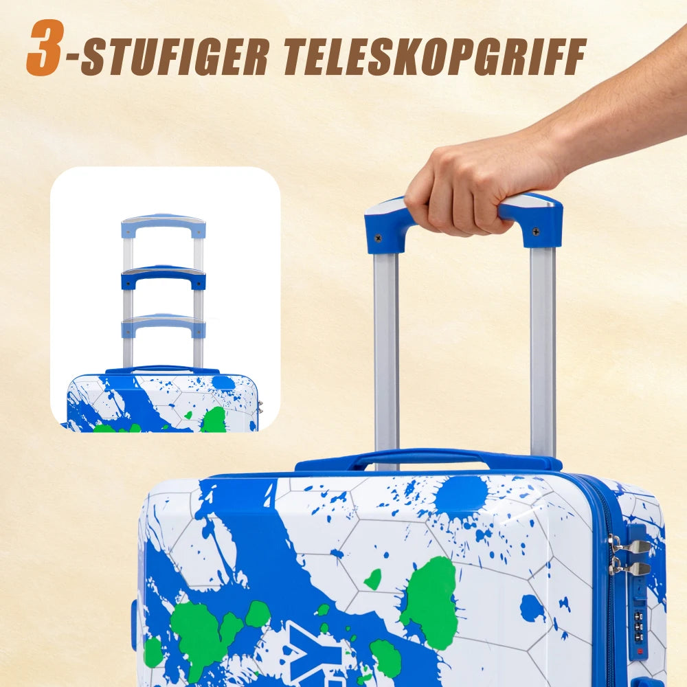 Valise à fermeture éclair à roulettes pour bagages