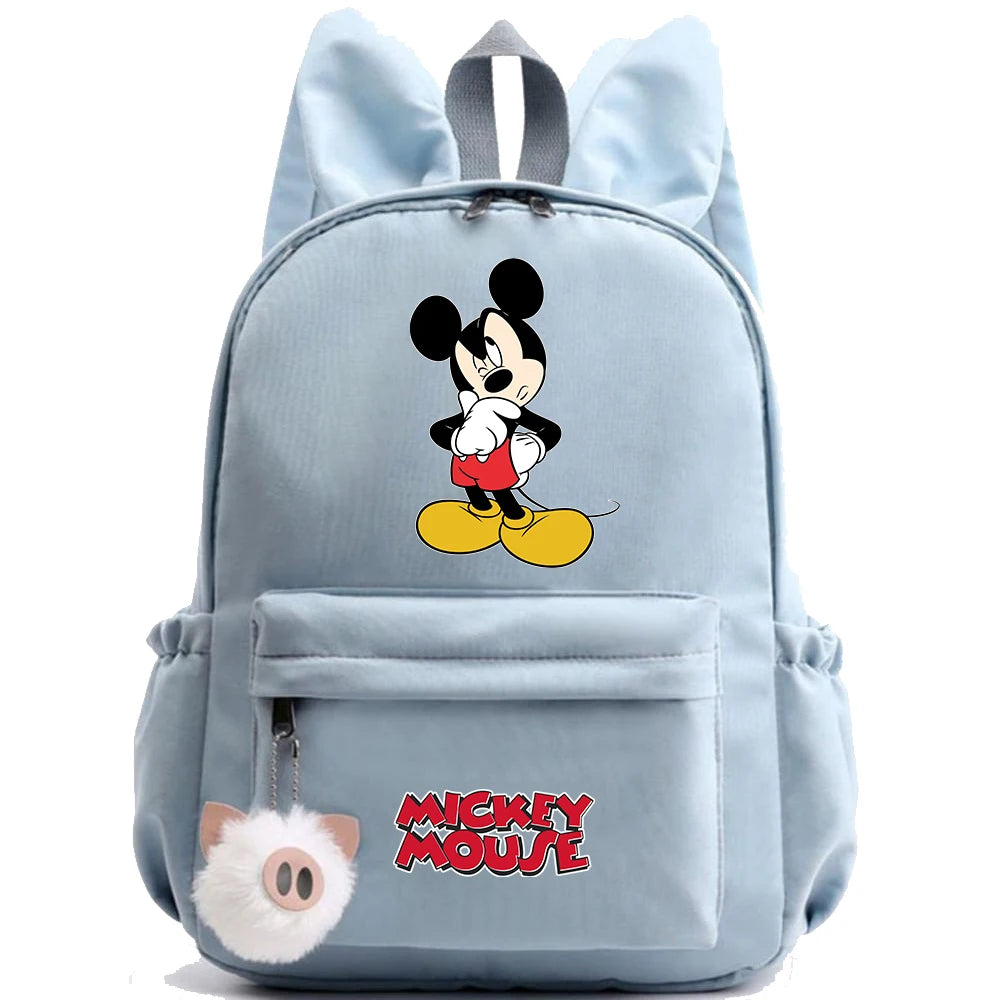 Disney tureMouse-Sac à Dos bleu pour Fille et Garçon