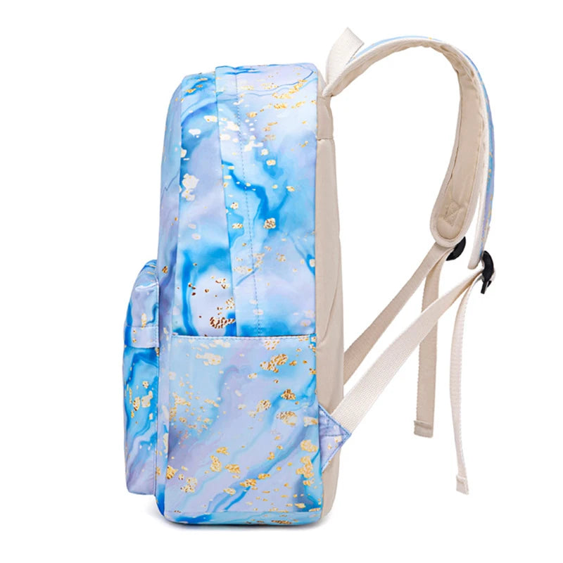 Sac d'école avec sac à déjeuner et trousse à crayons
