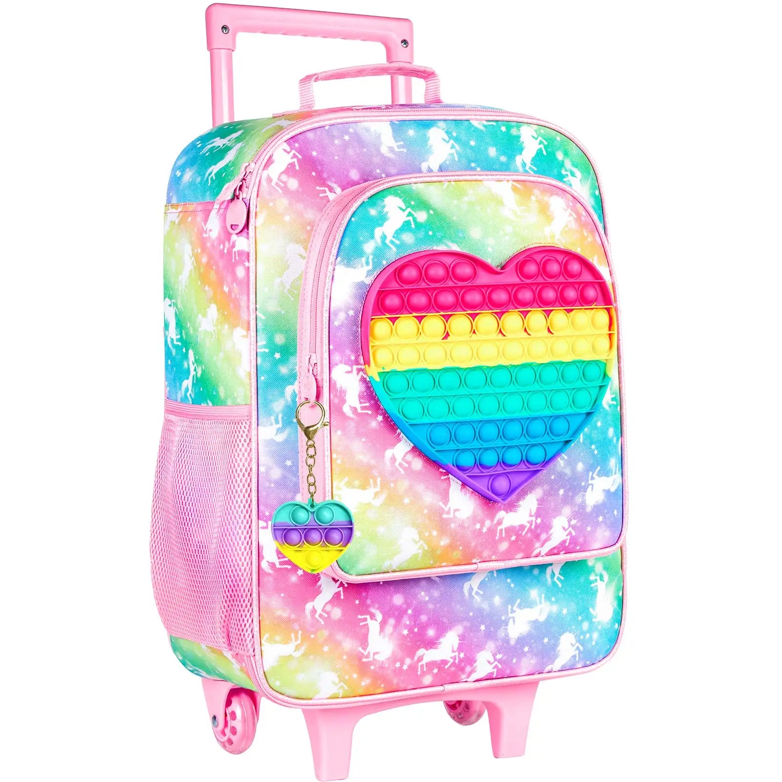 Valise pour enfants garçons, valise mignonne à roulettes dinosaure pour enfants tout-petits