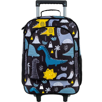 Valise pour enfants garçons, valise mignonne à roulettes dinosaure pour enfants tout-petits