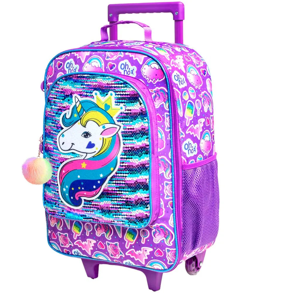 Valise pour enfants garçons, valise mignonne à roulettes dinosaure pour enfants tout-petits