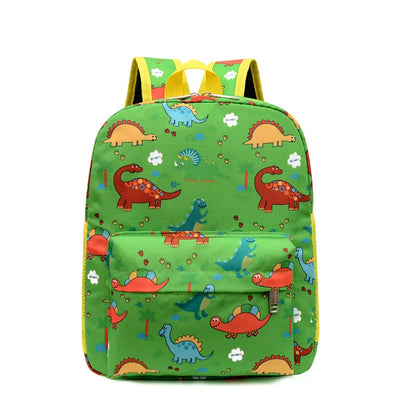 Sac à dos vert de dessin animé pour enfants