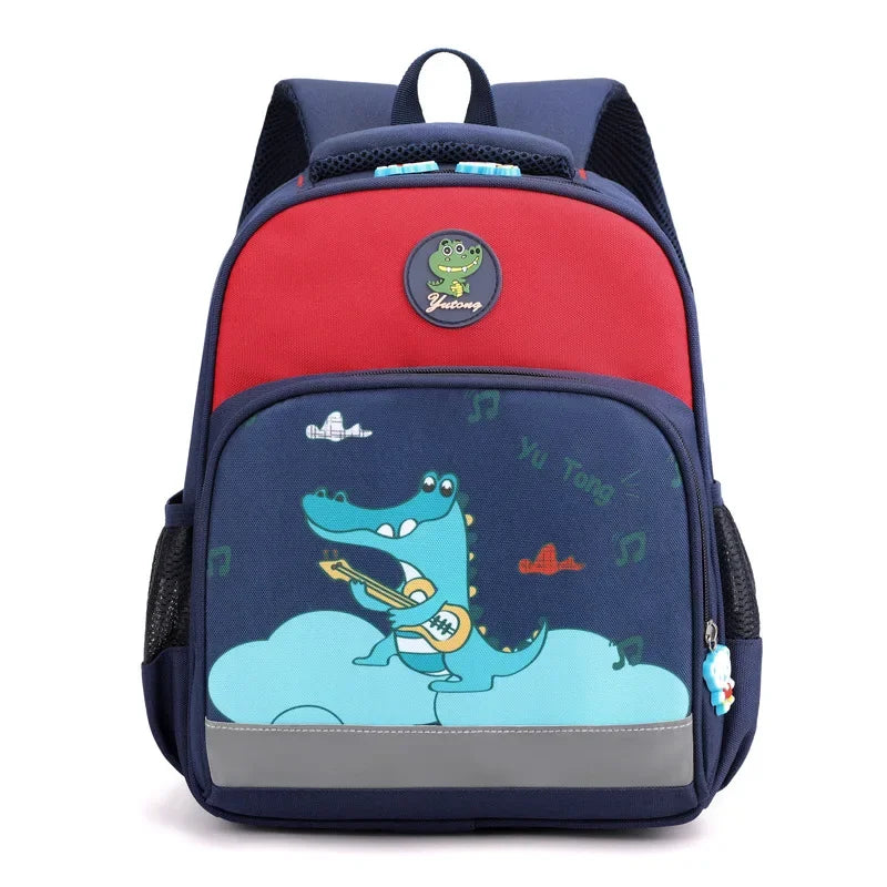 Cartable bleu de dessin animé licorne pour enfants