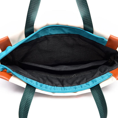 Grand sac à dos Oxford imperméable pour femme, cartable tendance pour adolescentes, voyage et week-end, nouveau, intérieure