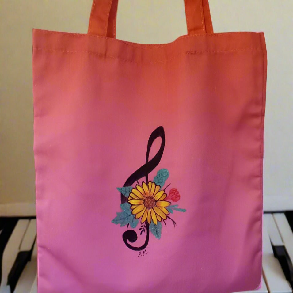 Tote bag marque "Music on the go"