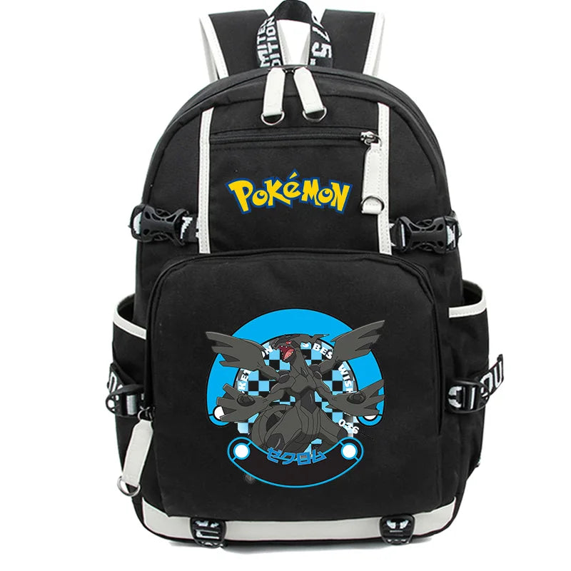 Sac à dos Pokemon Pikachu pour femme, sac à dos pour ordinateur portable, sac de livre Sicilax, cartable Gengar étanche, étudiant, fille, Mochila, bleu