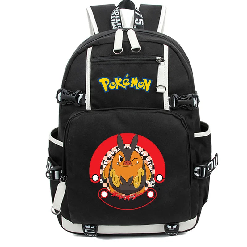 Sac à dos Pokemon Pikachu pour femme, sac à dos pour ordinateur portable, sac de livre Sicilax, cartable Gengar étanche, étudiant, fille, Mochila, rouge