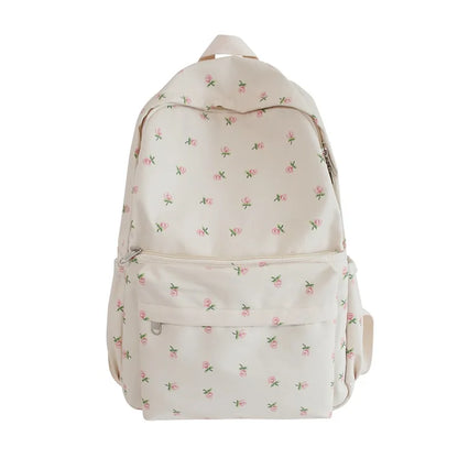 sac à dos à fleurs pour femmes sac à dos en Nylon imperméable adolescent grande capacité étudiant sac d'école sac de voyage