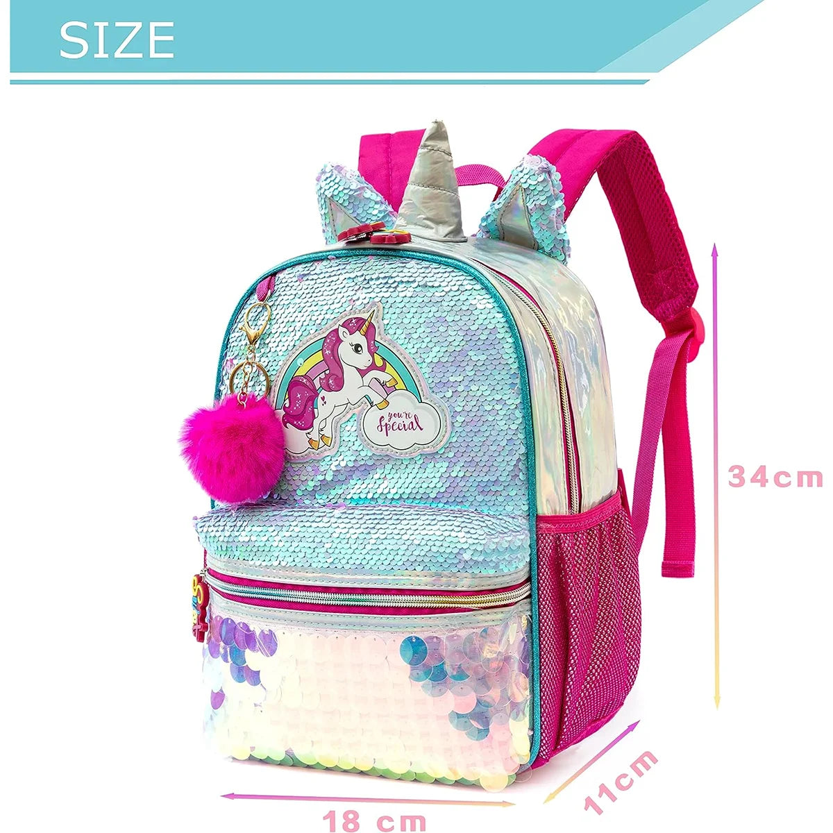 sac à dos pour filles sac de maternelle paillettes maternelle école primaire sac à dos fille sac d'école