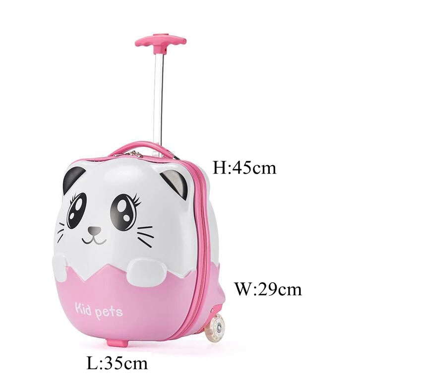 Valise à roulettes pour enfants, valise de voyage pour enfants, bagages à roulettes pour garçons et filles